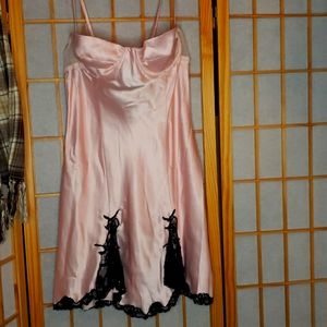 Victoria's Secret pink satin nighty.